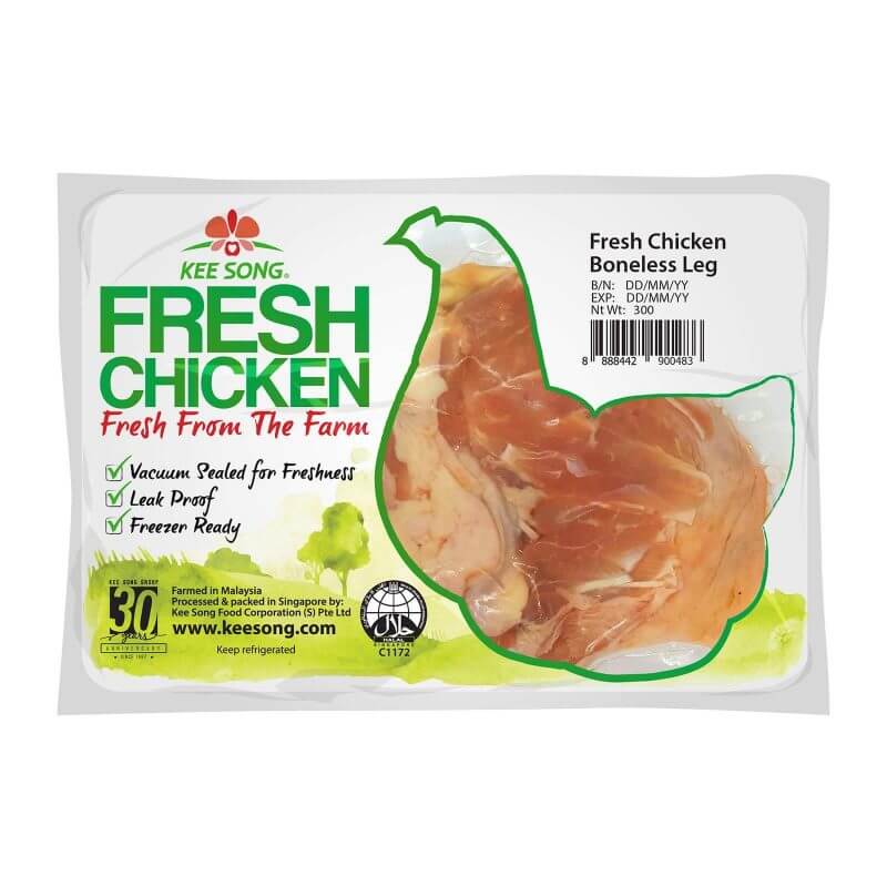 Fresh Boneless Chicken Legs - 300g - Kee Song Online